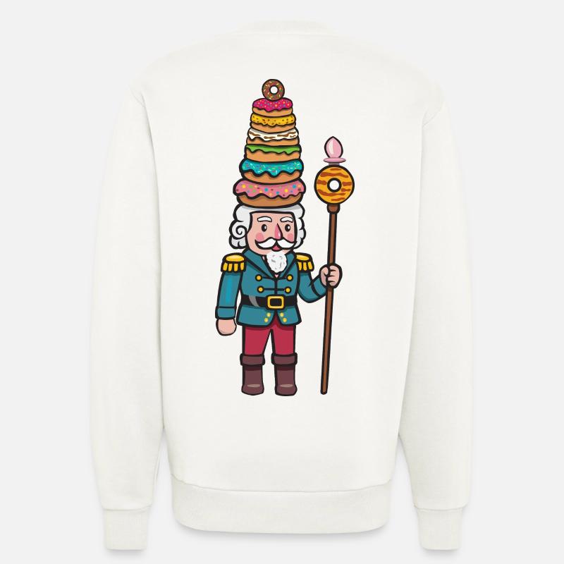 donut cracker nutcracker - Sweatshirt - made by SPREAD  - OFF WHITE