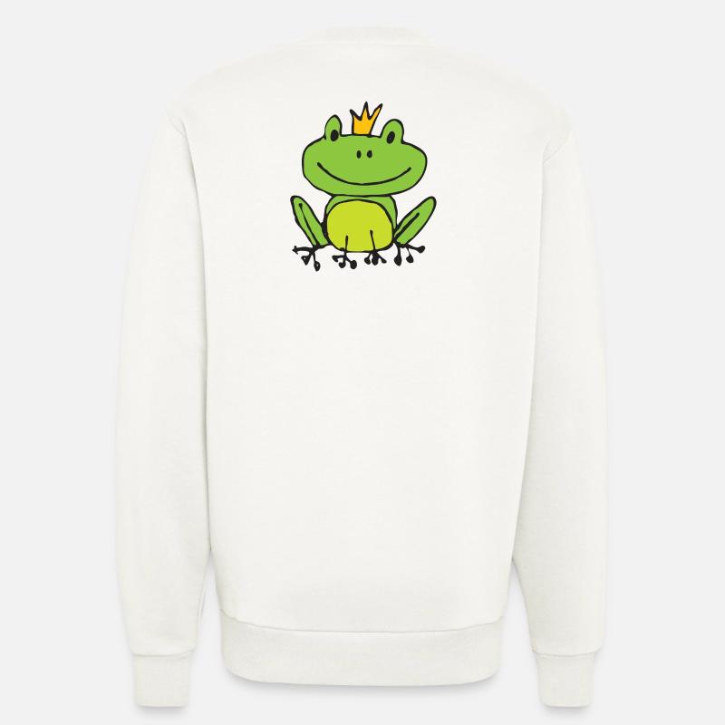 Frosch oder Prinz? - Sweatshirt - made by SPREAD  - OFF WHITE