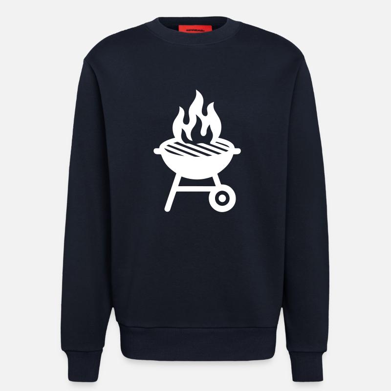 Grill Symbol - Sweatshirt - made by SPREAD  - DARK NAVY