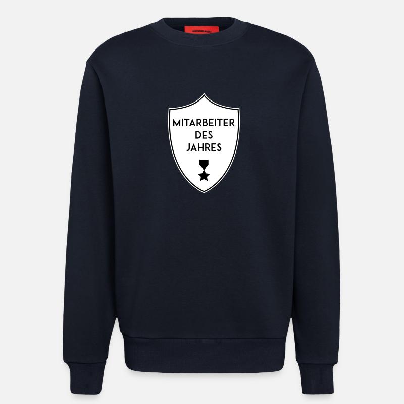 MITARBEITER DES JAHRES - Sweatshirt - made by SPREAD  - DARK NAVY
