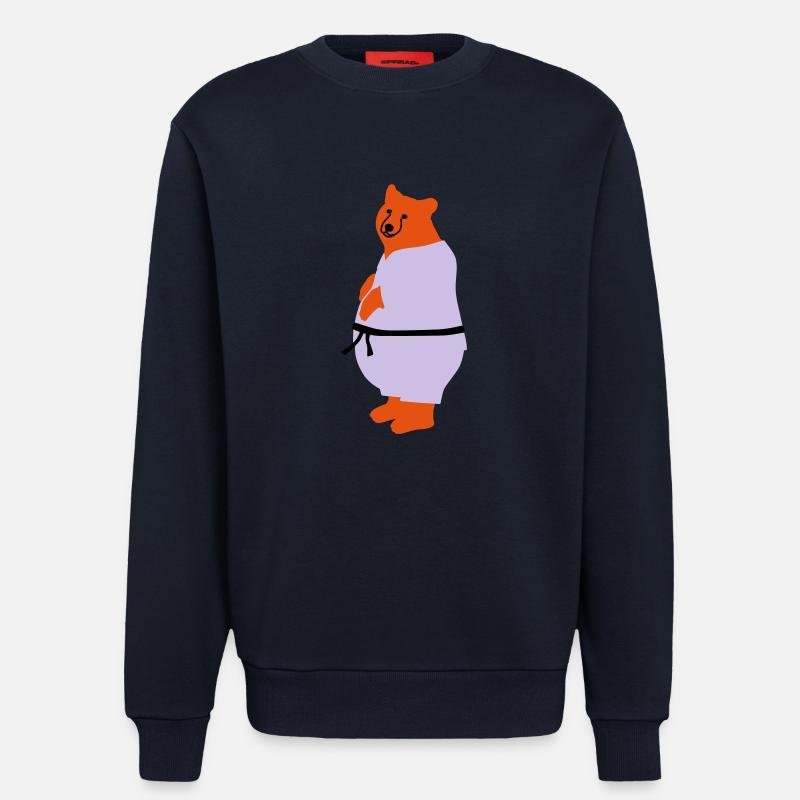 Taekwondo Bär - Sweatshirt - made by SPREAD  - DARK NAVY