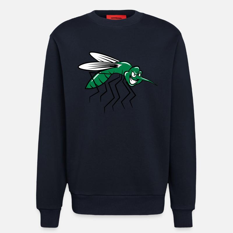 Mücke witzig comic - Sweatshirt - made by SPREAD  - DARK NAVY