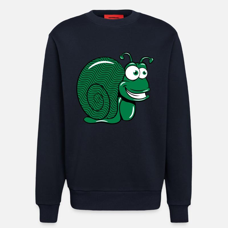 schnecke lustig witzig - Sweatshirt - made by SPREAD  - DARK NAVY