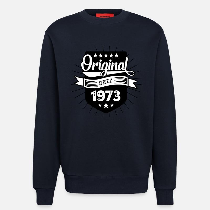 Original 1973 - Sweatshirt - made by SPREAD  - DARK NAVY