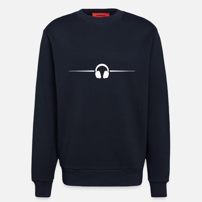 Kopfhörer Symbol - Sweatshirt - made by SPREAD - DARK NAVY