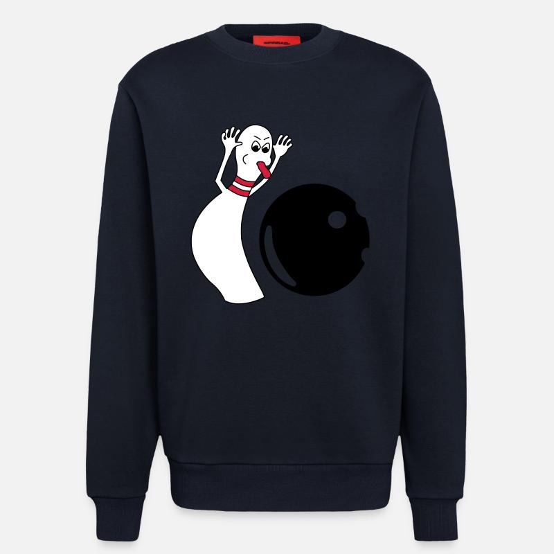 Bowling Pin - Sweatshirt - made by SPREAD - DARK NAVY