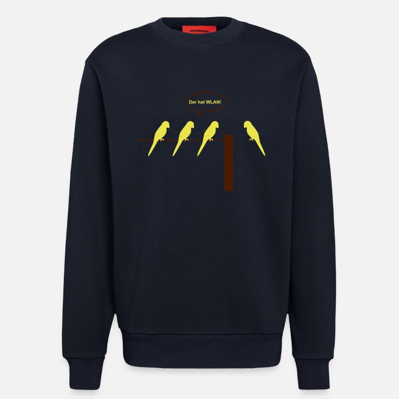 Der hat WLAN (md) - Sweatshirt - made by SPREAD  - DARK NAVY