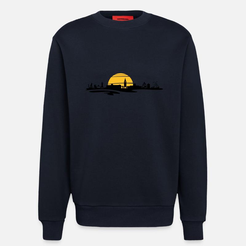 Skyline - Juist - Sweatshirt - made by SPREAD  - DARK NAVY