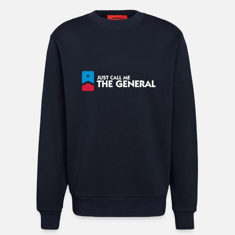 Appelez-moi simplement le général - Sweat bio décontracté fabriqué en UE - DARK NAVY