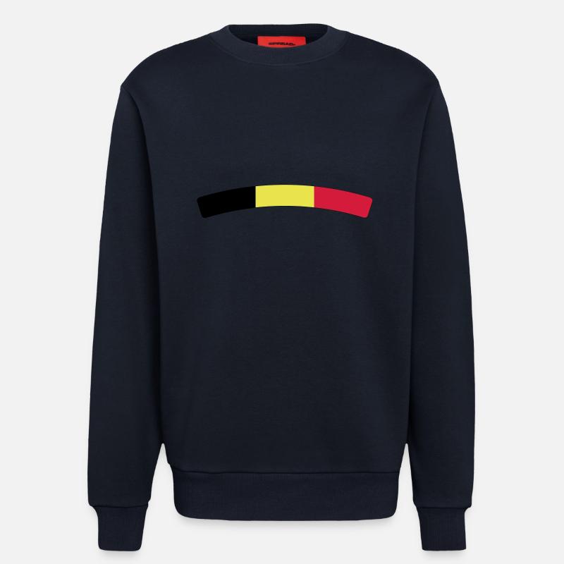 Belgique (V) - Sweatshirt - made by SPREAD - DARK NAVY