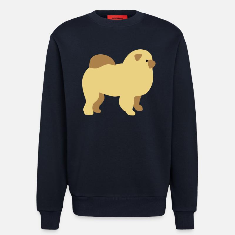 Chow-Chow - Sweat bio décontracté fabriqué en UE - DARK NAVY