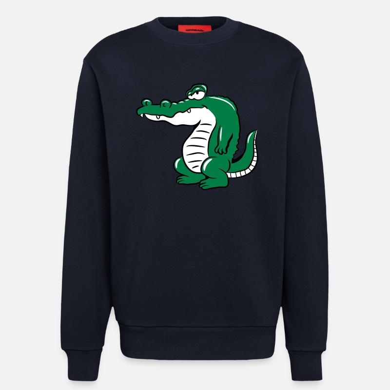 Krokodil kopf - Sweatshirt - made by SPREAD  - DARK NAVY