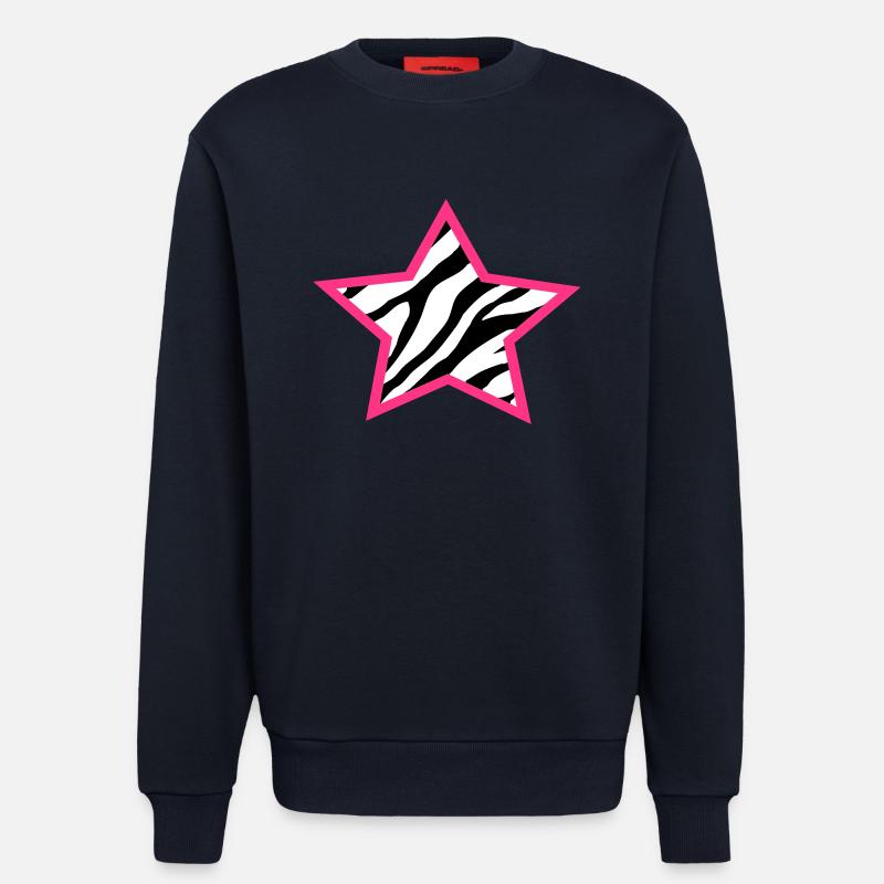zebrastern - Sweatshirt - made by SPREAD - DARK NAVY