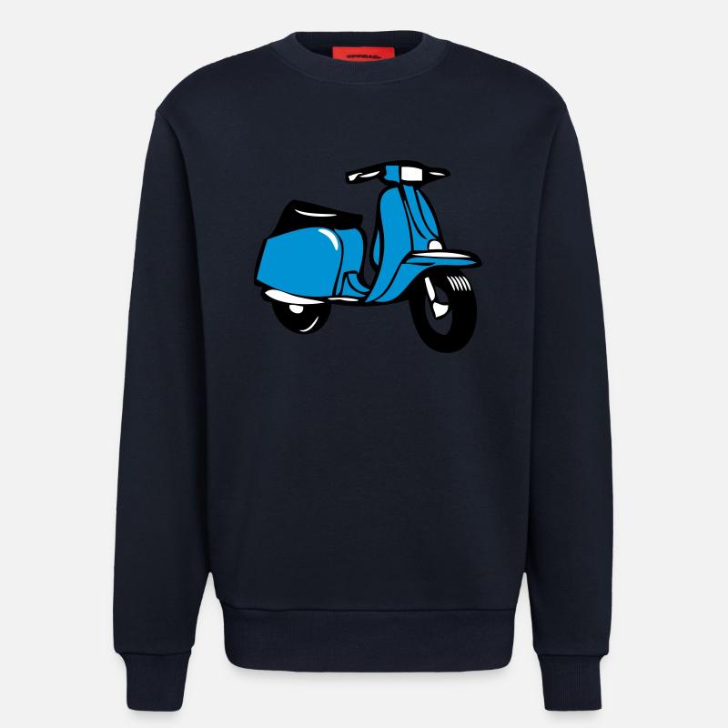 cool scooters - Sweatshirt - made by SPREAD  - DARK NAVY