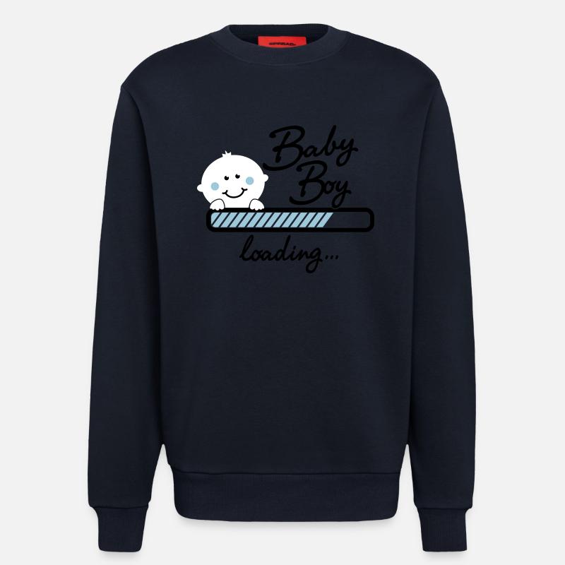 Baby Boy loading... - Sweatshirt - made by SPREAD  - DARK NAVY