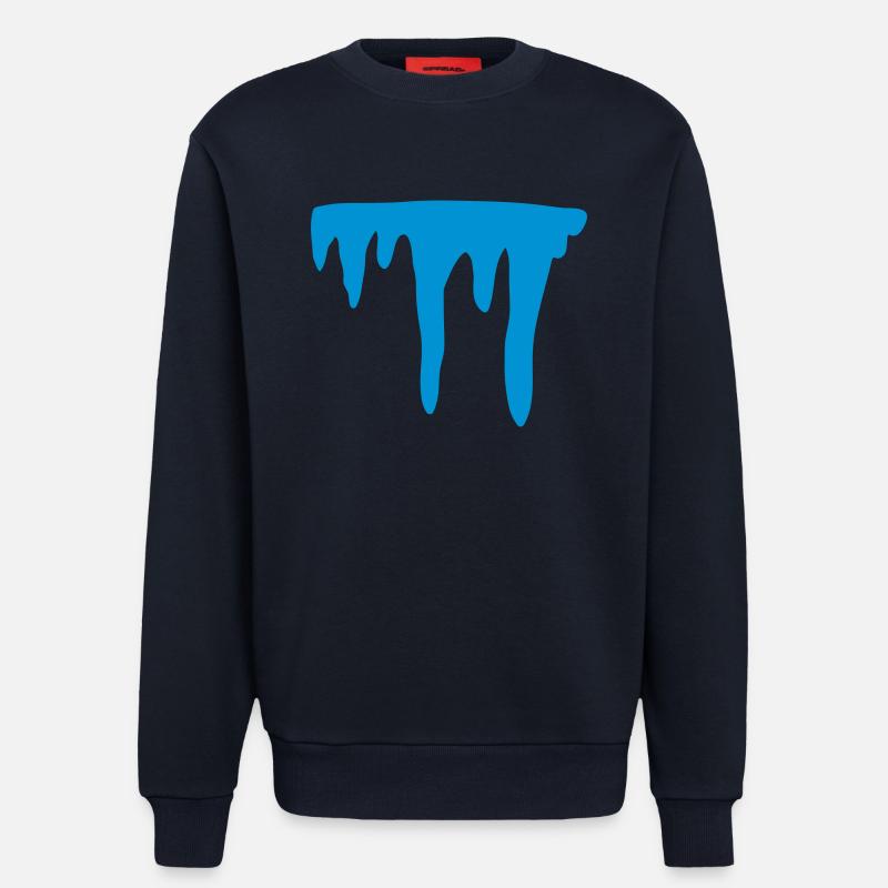 Eiszapfen - line - Sweatshirt - made by SPREAD  - DARK NAVY