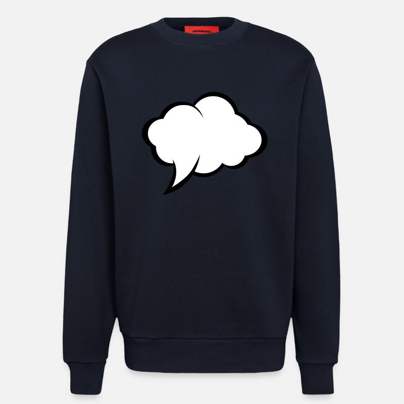 Comic Sprechblase - Sweatshirt - made by SPREAD  - DARK NAVY