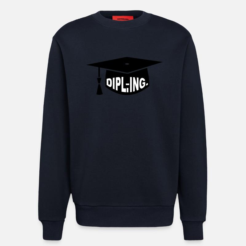 Diplom - Studium - Geschenk - Dipl. Ing. - - Sweatshirt - made by SPREAD  - DARK NAVY