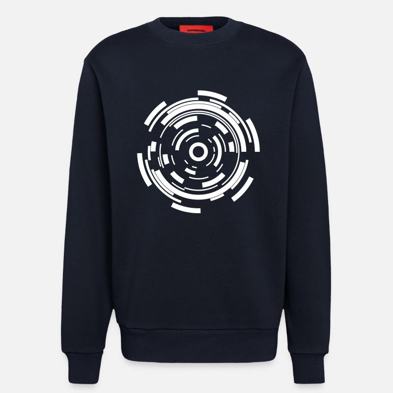 Tech Circle Sci-Fi - Sweatshirt - made by SPREAD  - DARK NAVY