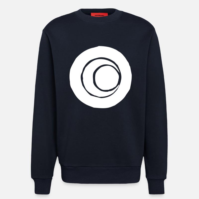 Circles Art... Vector graphic - Sweatshirt - made by SPREAD  - DARK NAVY