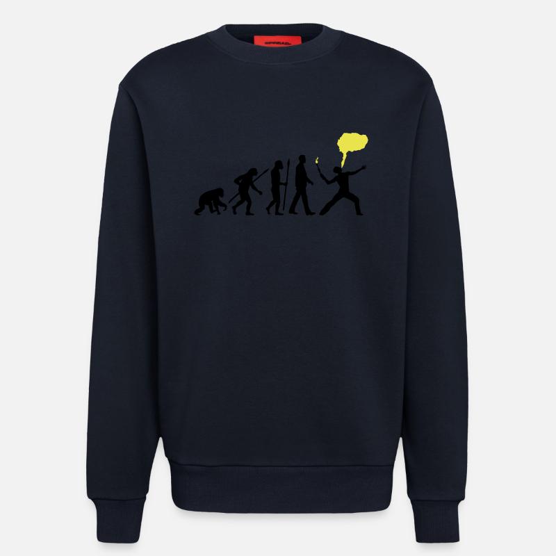 feuerschlucker_072016_a_2c - Sweatshirt - made by SPREAD  - DARK NAVY