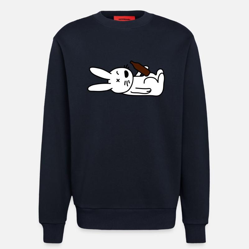 drunken_bunny - Sweat bio décontracté fabriqué en UE - DARK NAVY