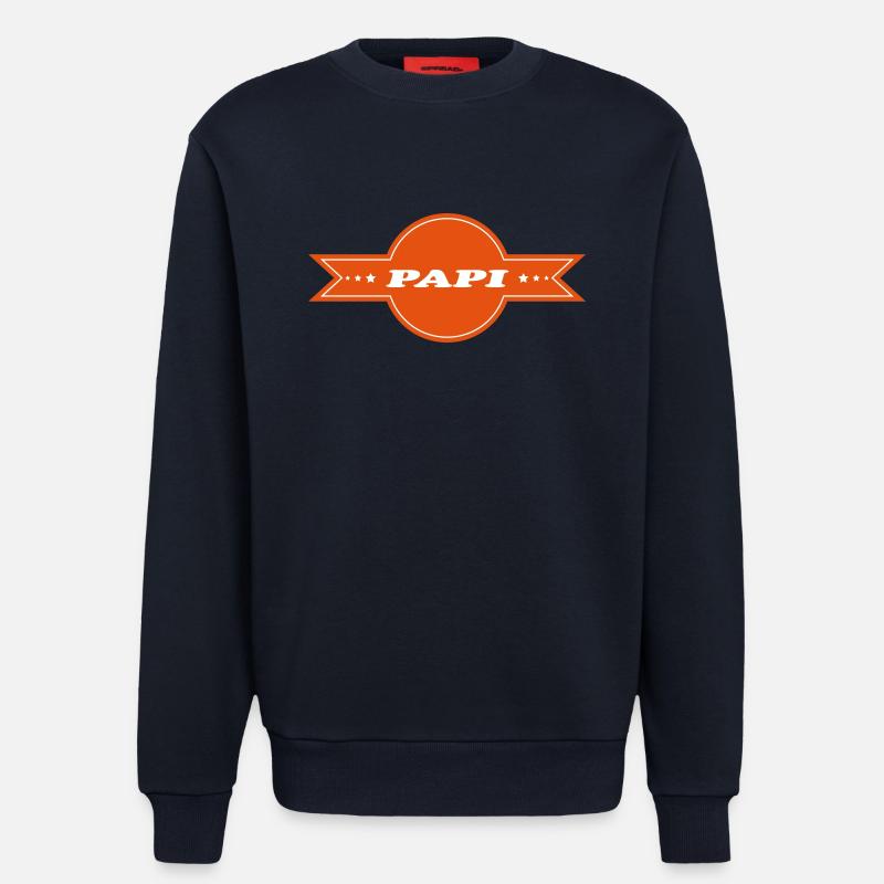 PAPI 111 - Sweat bio décontracté fabriqué en UE - DARK NAVY