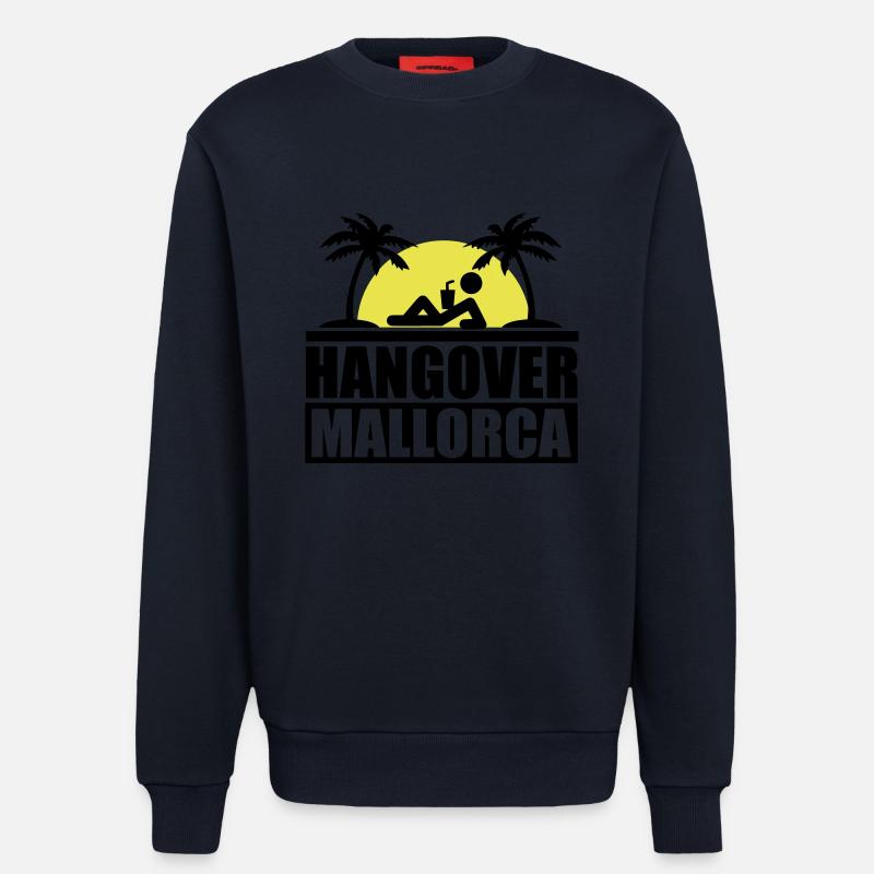 hangover_mallorca_2f - Sweatshirt - made by SPREAD  - DARK NAVY