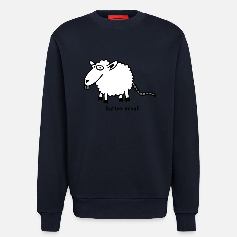 ratten_schaf - Sweatshirt - made by SPREAD  - DARK NAVY