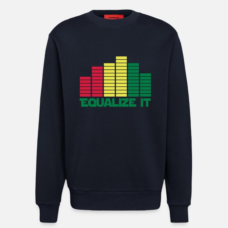equalize it sound - Sweatshirt - made by SPREAD  - DARK NAVY