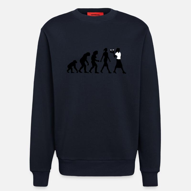 evolution_kellnerin_122013_a_2c - Sweatshirt - made by SPREAD  - DARK NAVY