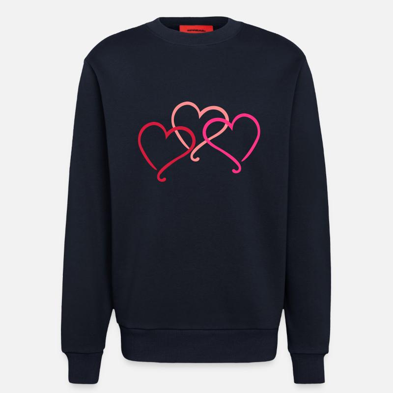 Herzen - Sweatshirt - made by SPREAD  - DARK NAVY