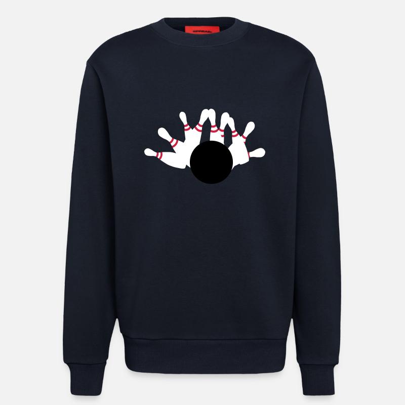 Bowling - Sweatshirt - made by SPREAD  - DARK NAVY