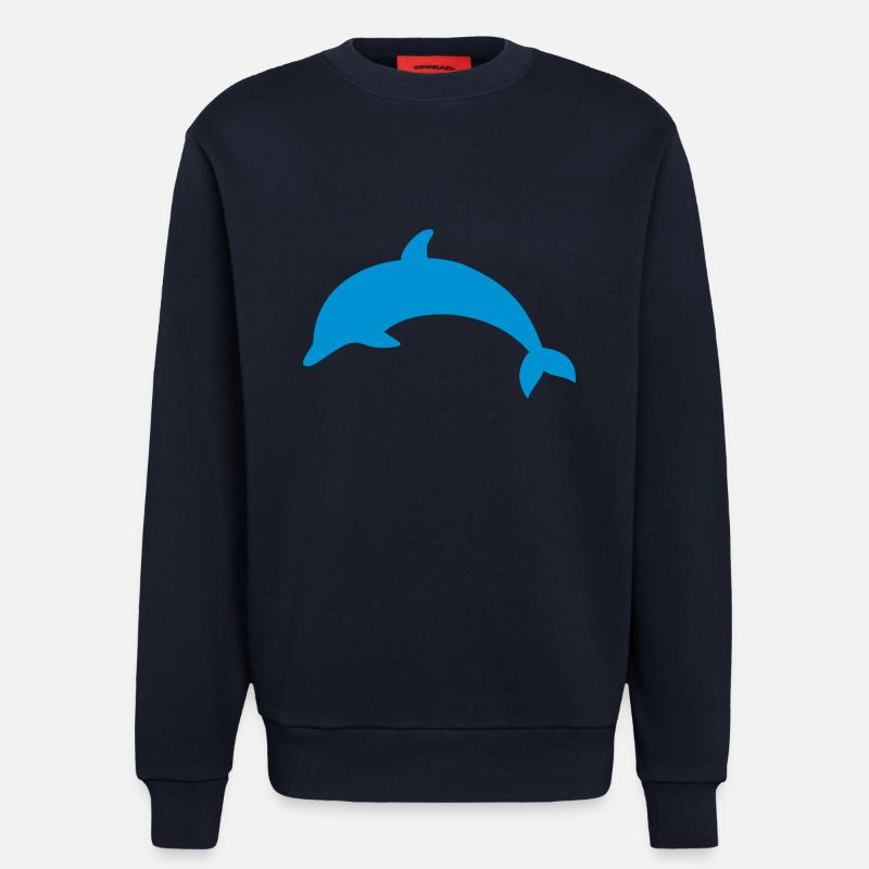 Delfin - Sweatshirt - made by SPREAD  - DARK NAVY