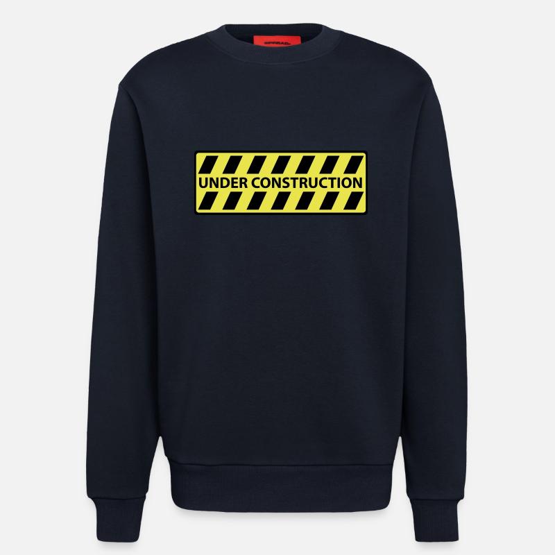 Under Construction - Sweatshirt - made by SPREAD  - DARK NAVY