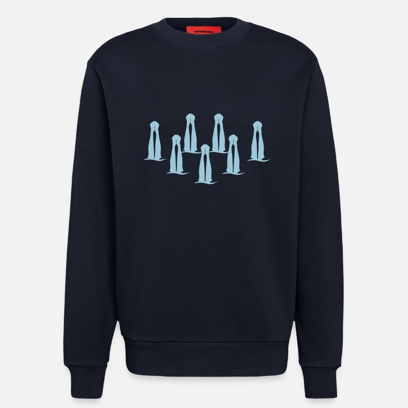 SYNCHRONIZED SWIMMING synchronized swimm - Sweatshirt - made by SPREAD  - DARK NAVY