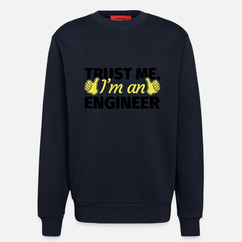 Trust Me I'm an Engineer - Sweatshirt - made by SPREAD  - DARK NAVY