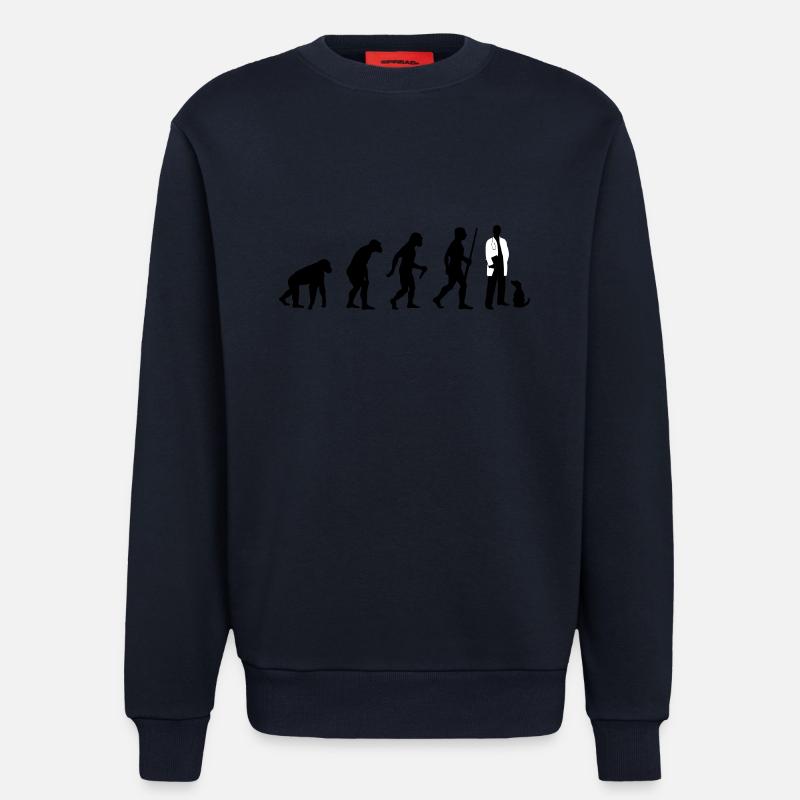 Tierarzt Evolution - Sweatshirt - made by SPREAD  - DARK NAVY