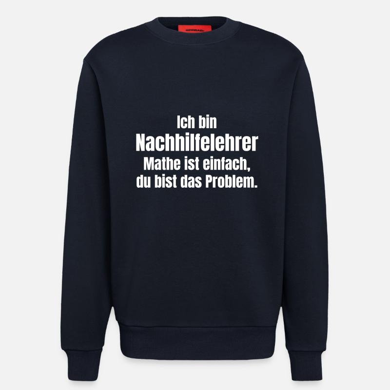 Tutor in Mathematics - Sweatshirt - made by SPREAD - DARK NAVY