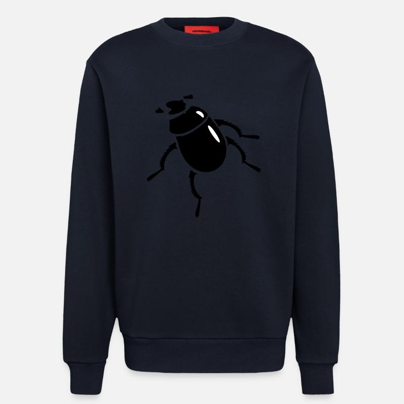 Scarabaeus Käfer / beetle (2c) - Sweatshirt - made by SPREAD  - DARK NAVY