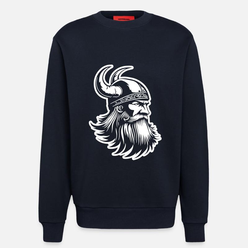 Wikinger Odin Krieger - Sweatshirt - made by SPREAD  - DARK NAVY