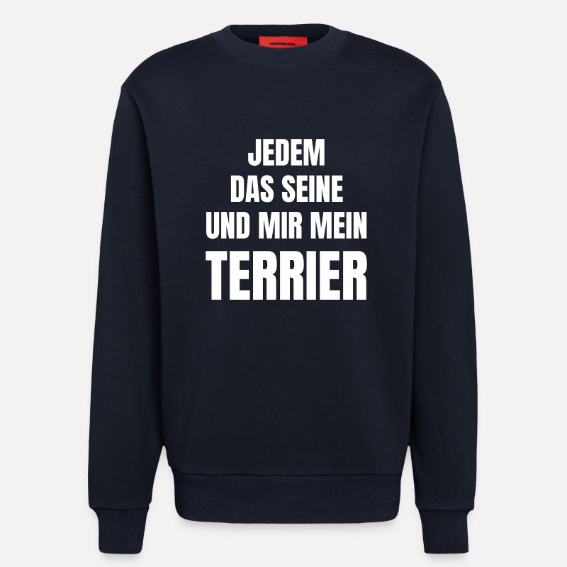 Hunderasse Terrier - Sweatshirt - made by SPREAD  - DARK NAVY