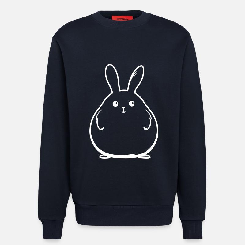 Bunny Funny Easter - Sweatshirt - made by SPREAD  - DARK NAVY