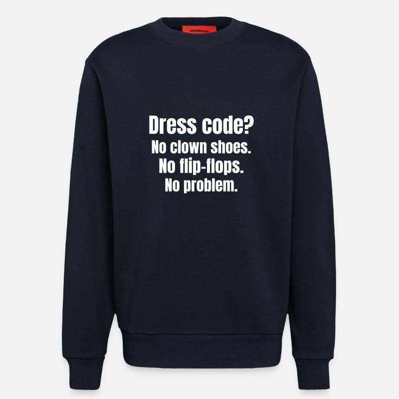 Code vestimentaire du videur - Sweat bio décontracté fabriqué en UE - DARK NAVY