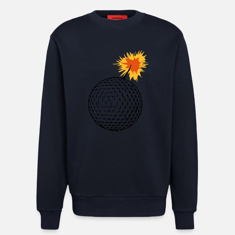 golfbombe - Sweatshirt - made by SPREAD  - DARK NAVY