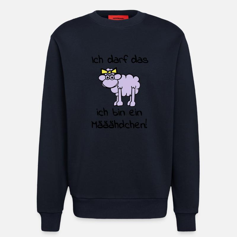 maeaeaehdchen_darf_das_3f - Sweat bio décontracté fabriqué en UE - DARK NAVY