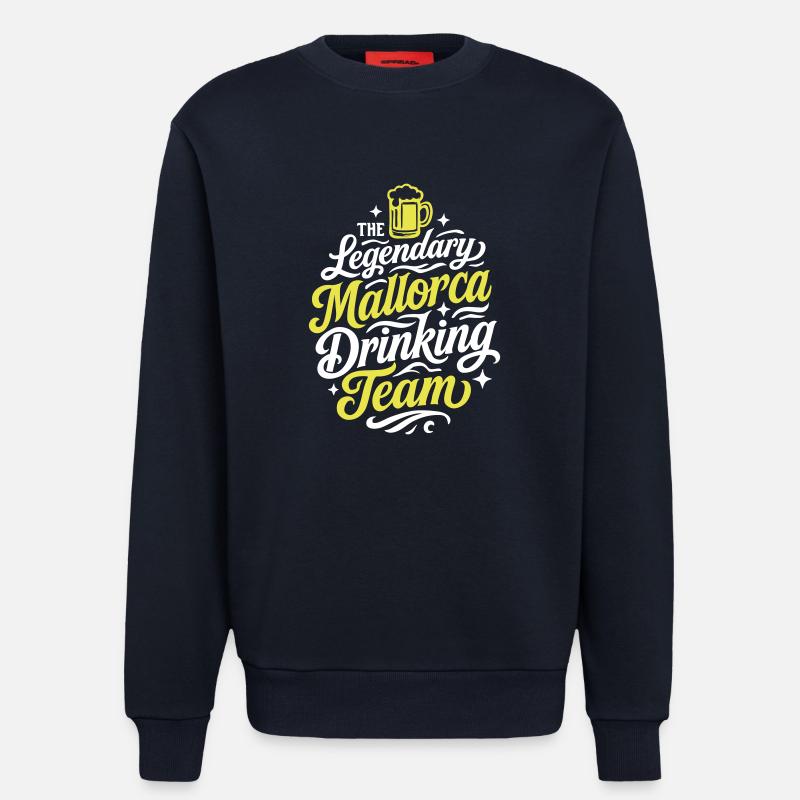 Mallorca Drinking Team - Sweatshirt - made by SPREAD  - DARK NAVY