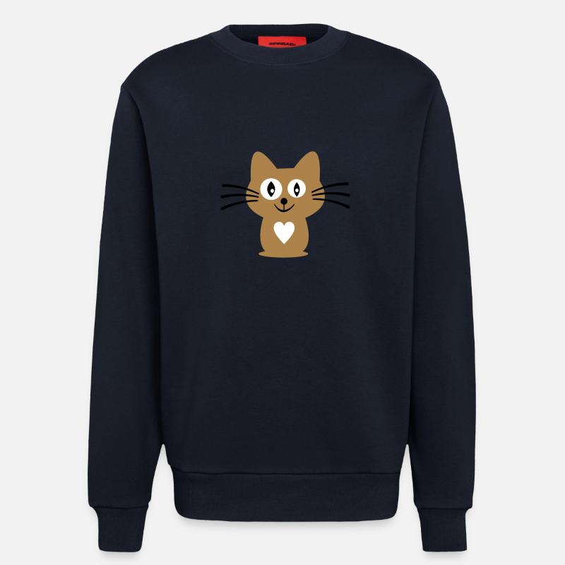 Katze - Sweatshirt - made by SPREAD  - DARK NAVY