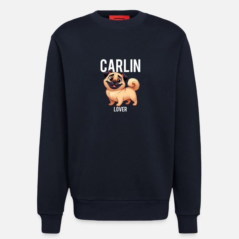 Pug Lover - Sweatshirt - made by SPREAD  - DARK NAVY