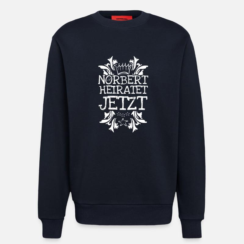 Norbert as Bachelor - Sweatshirt - made by SPREAD - DARK NAVY